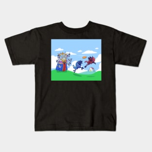 Frisbee with Cerberus Kids T-Shirt